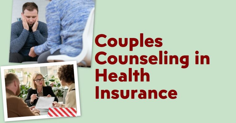 Does Health Insurance Cover Couples Counselling?